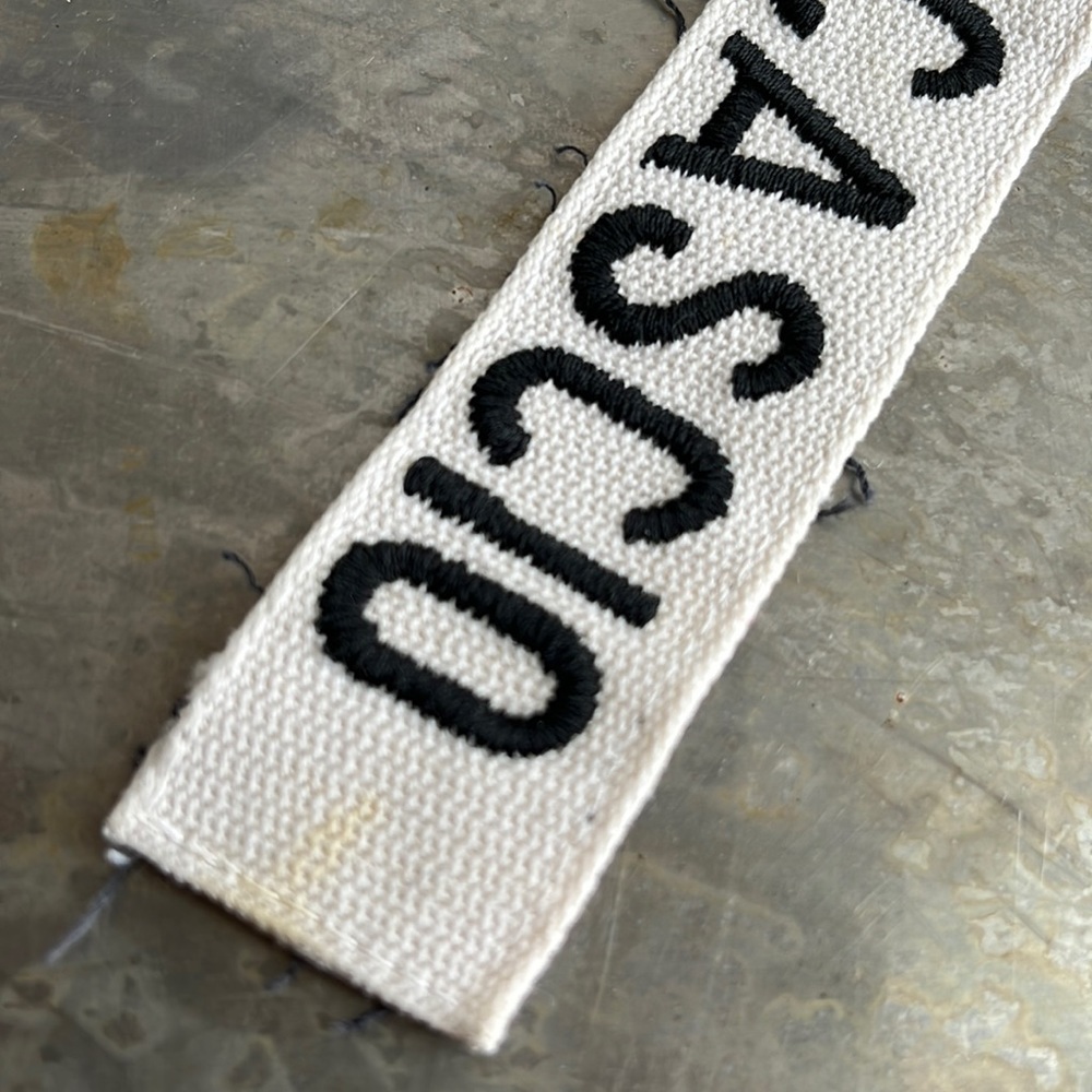 CASCIO Embroidered Vintage ‘White’ military name tape patch : CASCIO - Picture 5 of 8